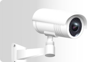 HD Bullet CCTV Camera White Outdoor