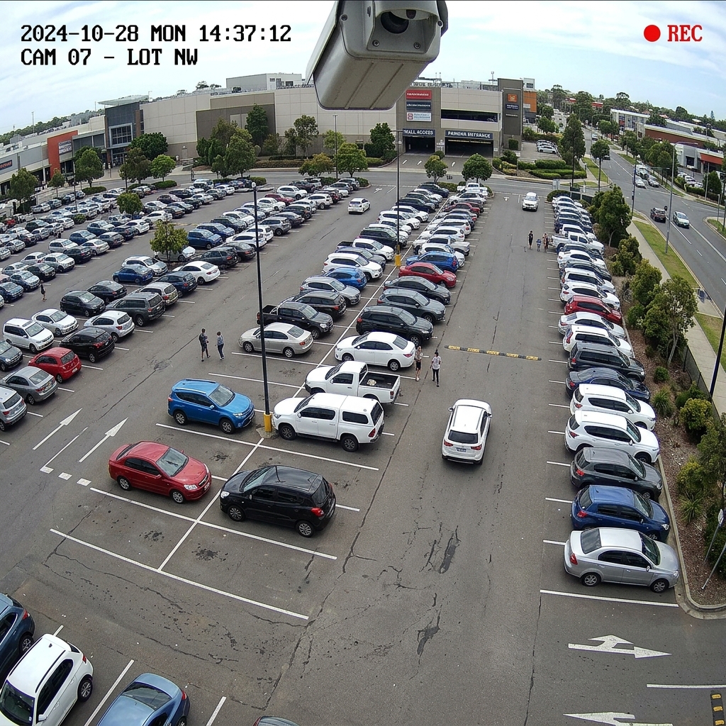 Parking Area CCTV Feed